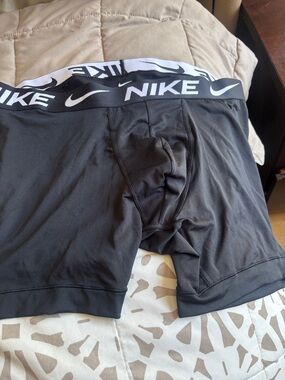 Nike Black Boxer Briefs with White Logo Waistband